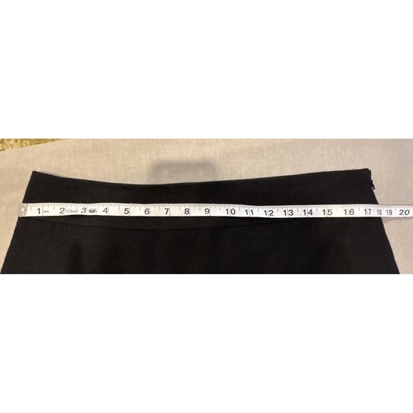 Banana Republic Pencil Skirt Womens Size 14 Black Wool Blend Lined - Picture 4 of 7